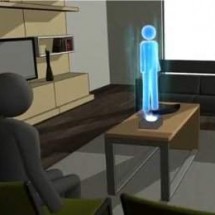 A projeção holográfica não traria benefícios apenas para ver se seus amigos engordaram: a visualização de dados científicos é uma área cada vez mais importante. [Imagem: IBM]